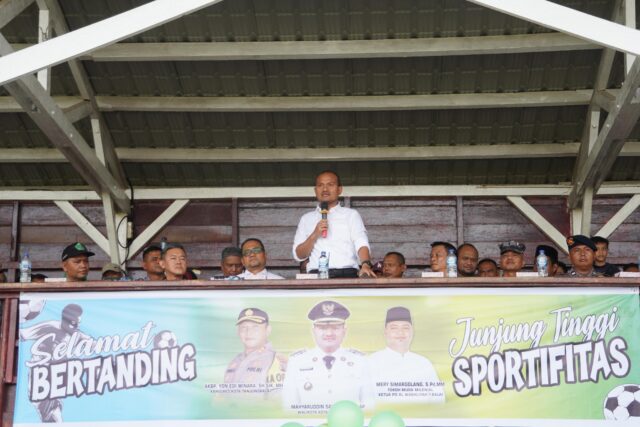 Wali Kota Tanjungbalai Mahyaruddin Salim Buka Turnamen Sepak Bola Mini Milenial 2025