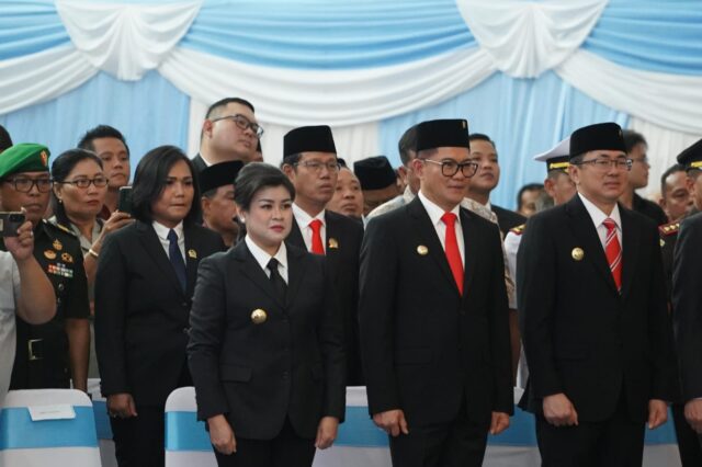 Sekjen APKASI Joune Ganda Hadiri Pelantikan Bupati dan Wakil Bupati Kepulauan Talaud Periode 2025-2030