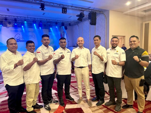 BPC HIPMI Labuhanbatu Hadiri Kegiatan Gala Dinner Silatda XVIII BPD HIPMI SUMUT