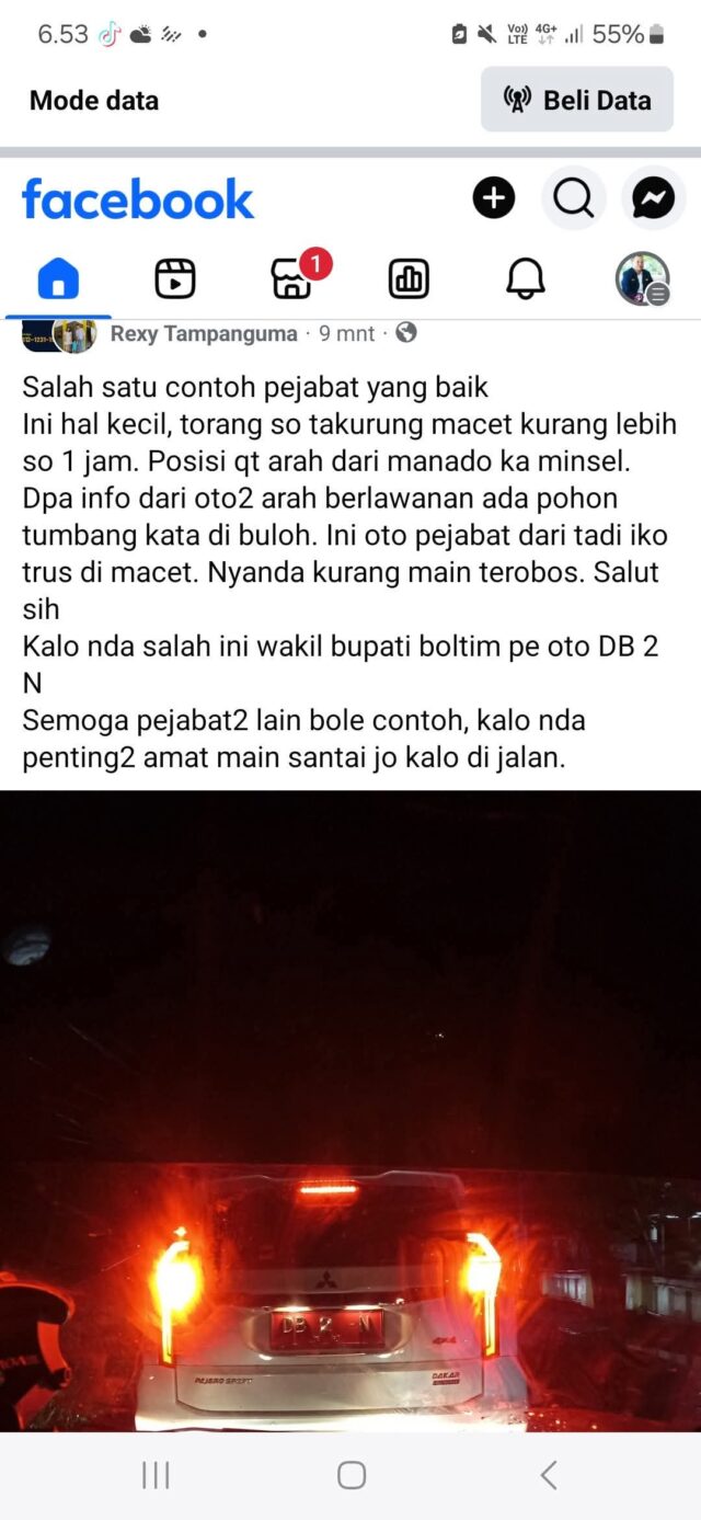 Enggan Menerobos Kemacetan, Wakil Bupati Tuai Pujian Warganet