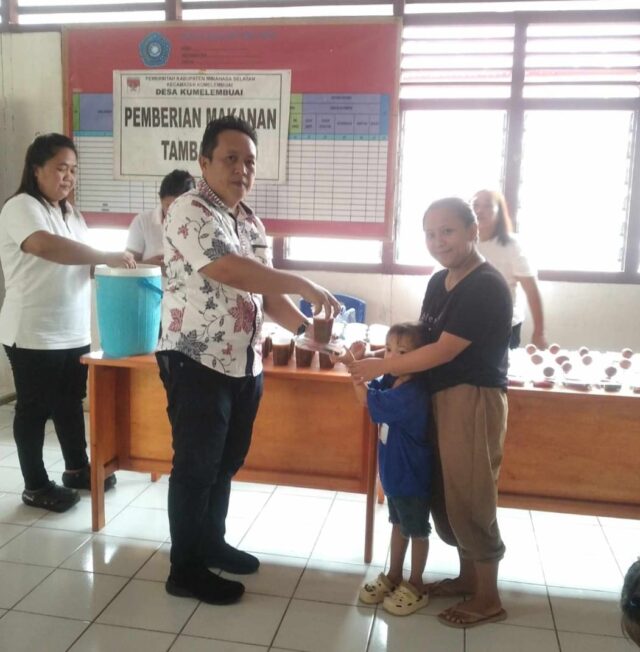 Pemdes Kumelembuai Realisasikan DD melalui Kegiatan Posyandu dan Percepatan Penanganan stunting