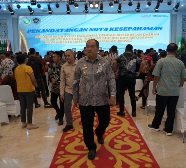 Bupati Asahan Tanda Tangani Nota Kesepahaman Program Makan Bergizi Gratis