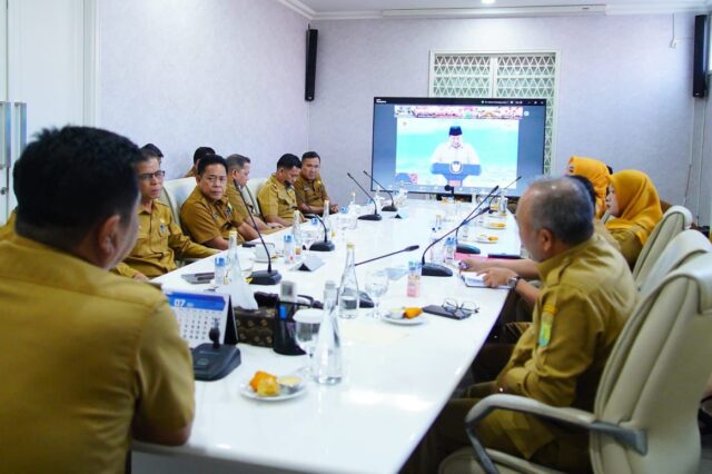 Bupati Muba Ikuti Virtual Launching Koperasi Merah Putih Serentak se-Indonesia