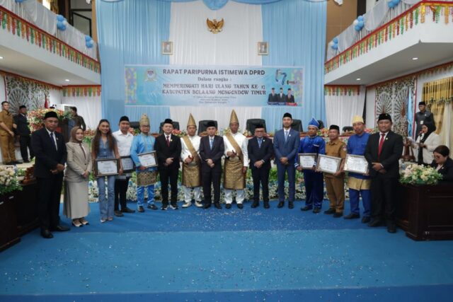 HUT ke-17 Boltim, DPRD Gelar Paripurna Istimewa dengan Tema “Kerja Bersama untuk Boltim Bangkit”