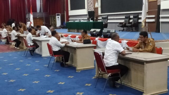 Sesi Wancara pemilihan Ketua Lingkungan Oleh Masing- Masing Camat Setiap Kecamatan