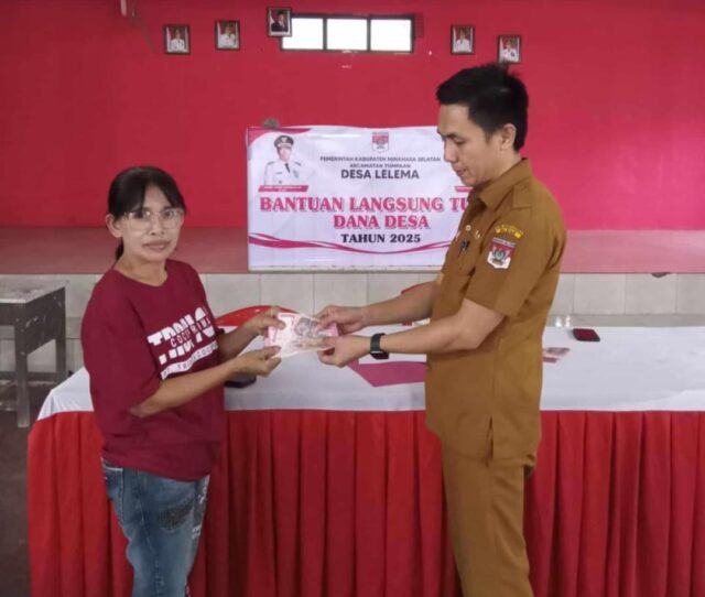 Pemdes Lelema Realisasikan DD melalui Penyaluran BLT-DD Bulan Januari s/d Juni TA 2025 kepada 9 KPM