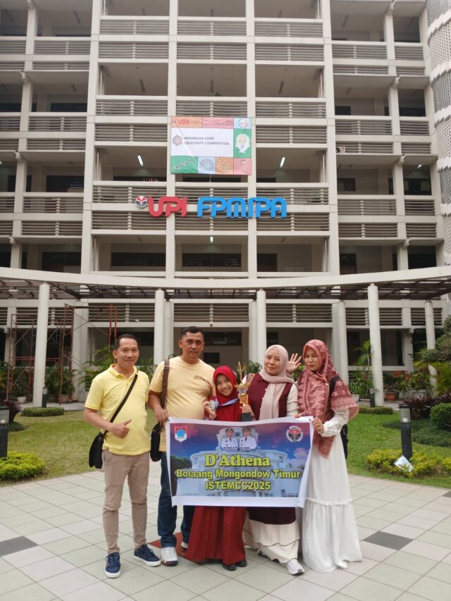 Tutuyan — Prestasi membanggakan ditorehkan oleh siswi SD Negeri 2 Buyat 2, Dewi Athena Tri Manjadda, yang berhasil meraih juara kedua pada final Indonesian STEM Competition and Creativity (ISTEMCC) 2025 kategori Mechatronics I, yang digelar di Universitas Pendidikan Indonesia (UPI) Bandung pada 26-27 Juli 2025. Atas capaian tersebut, Dewi Athena akan mewakili Indonesia dalam ajang STEM Competition and Creativity tingkat internasional yang akan berlangsung pada 16-19 November 2025 mendatang di Korea Selatan. Dewi Athena sebelumnya lolos sebagai finalis nasional setelah melalui seleksi ketat dari ratusan peserta di seluruh Indonesia. Dalam kompetisi Mechatronics I, ia menunjukkan kecakapan dalam bidang rekayasa mekanik dan elektronika dasar yang dirancang untuk jenjang sekolah dasar. Bupati Bolaang Mongondow Timur, Oskar Manoppo, menyampaikan rasa bangga dan apresiasinya atas prestasi yang ditorehkan oleh Dewi Athena. Ia menyebut bahwa pencapaian ini bukan hanya kebanggaan bagi keluarga dan sekolah, tetapi juga menjadi inspirasi bagi seluruh anak-anak Boltim untuk terus berprestasi di bidang sains dan teknologi. “Saya sangat bangga dan mengapresiasi prestasi Dewi Athena yang berhasil mengharumkan nama daerah di tingkat nasional. Ini membuktikan bahwa anak-anak Boltim memiliki potensi besar untuk bersaing di level nasional bahkan internasional,” ujar Bupati. Dewi Athena adalah bukti nyata bahwa anak-anak Boltim memiliki potensi besar di bidang sains dan teknologi," tambah Bupati. Keberhasilan Dewi Athena dalam bidang mekatronika ini tidak lepas dari pembinaan intensif dari sekolah serta dukungan orang tua dan lingkungan sekitar. Kompetisi ISTEMCC sendiri merupakan ajang bergengsi yang diselenggarakan oleh Pusat Unggulan STEM Education Creativity, di bawah naungan Direktorat Inovasi dan Pusat Unggulan Universitas Pendidikan Indonesia. Kini, seluruh masyarakat Bolaang Mongondow Timur menantikan kiprah Dewi Athena di panggung internasional, dengan harapan ia mampu mengukir prestasi yang lebih tinggi dan membawa nama Indonesia bersinar di mata dunia.