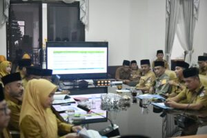 Wabup Argo Sumaiku Pimpin Evaluasi Kinerja OPD dan Realisasi Anggaran I/2025