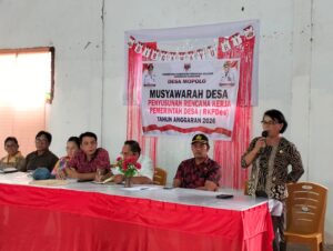Pemdes bersama BPD Mopolo Sukses Gelar Musdes RKPDes Tahun 2026
