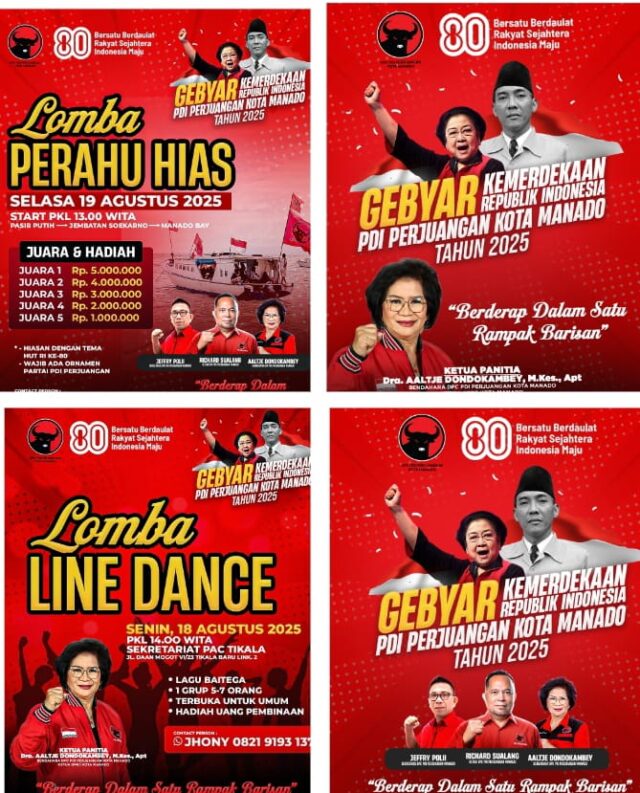 DPC Partai Demokrasi Indonesia Melaksanakan Lomba untuk Meramaikan HUT RI ke-80