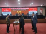 Suasana rapat paripurna DPRD Kabupaten Kendal saat pembahasan Raperda Perubahan APBD Tahun Anggaran 2026 yang berlangsung diwarnai interupsi, Kamis, 16 Oktober 2025. | Foto: Isti/ikn