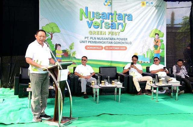 Gubernur Gorontalo Gusnar Ismail menyerukan pentingnya menjaga kebersihan lingkungan, khususnya di sepanjang Gorontalo Outer Ring Road (GORR), Kamis, 2 Oktober 2025. Foto: Adit/ikn