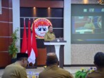 Gubernur Gorontalo Gusnar Ismail membuka Pendidikan dan Pelatihan Paralegal Serentak (Parlentak) Angkatan III di Aula Kantor Wilayah Kemenkumham Provinsi Gorontalo, Senin, 6 Oktober 2025. (Foto: Humas Pemprov Gorontalo)