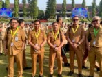 Sekretaris Daerah Kabupaten Bolaang Mongondow Timur, M. Iksan Pangalima, menghadiri Rapat Koordinasi Nasional Sinkronisasi Program dan Kegiatan Kementerian/Lembaga dengan Pemerintah Daerah Tahun 2025 di Kampus IPDN Jatinangor, Jawa Barat, Selasa, 28 Oktober 2025. (Foto: Humas Pemkab Boltim)