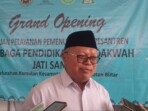Gus Tamim, pengasuh Ponpes (Jati Sanan), saat diwawancara Gus Tamim, pengasuh Ponpes (Jati Sanan), saat diwawancara
